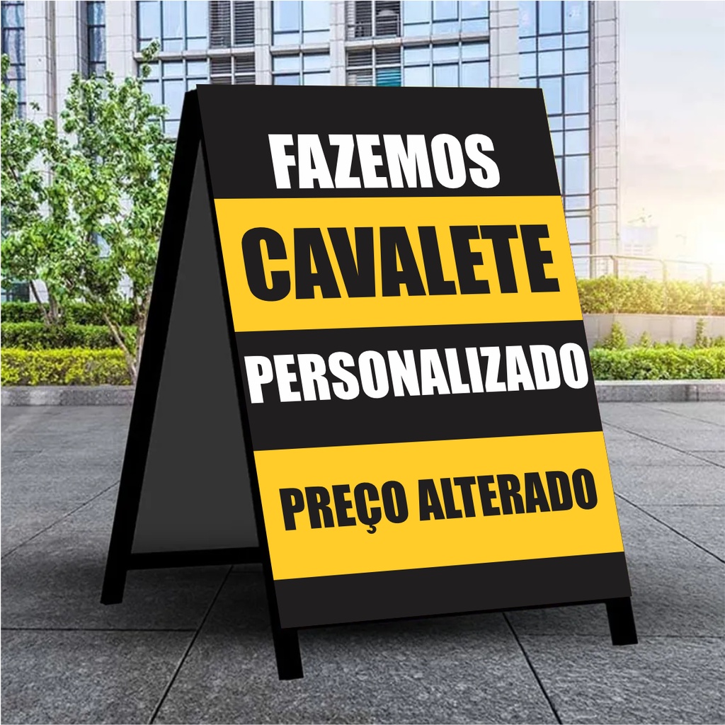 Cavalete em Madeira