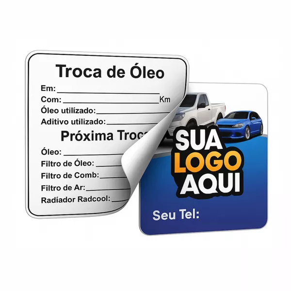 ADESIVOS/TROCA DE ÓLEO